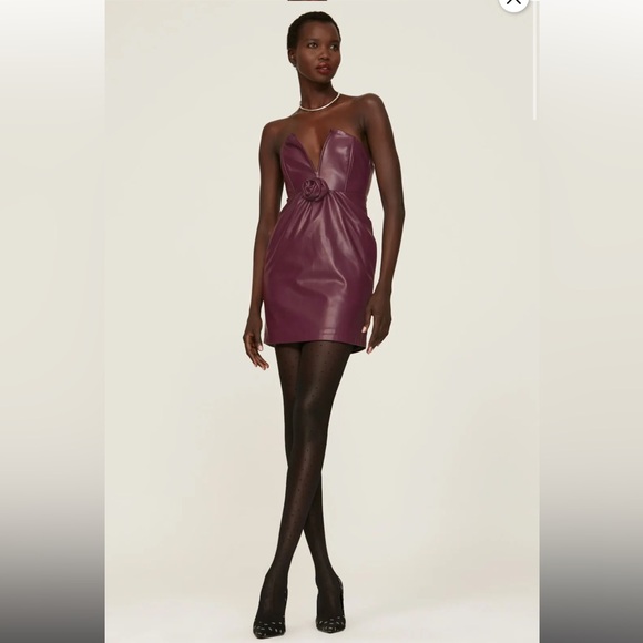 Ashley Park Dresses & Skirts - ASHLEY PARK x RTR Voila Vegan Leather Dress